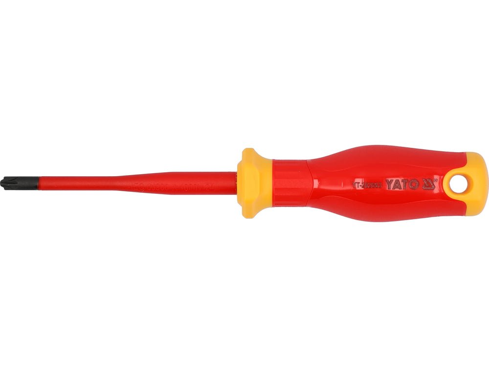 SURUBEL. IZOLATA EXTRA SLIM SL/PZ2X100MM Yato YT - 282663 - 1000 V, rezistent Yato - scule electrice si unelte profesionale - BricoMart