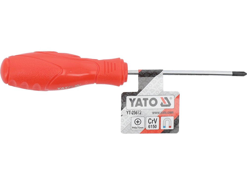 SURUBELNITA CRUCE PH0X75MM Yato YT - 25672 - CrV Yato - scule electrice si unelte profesionale - BricoMart