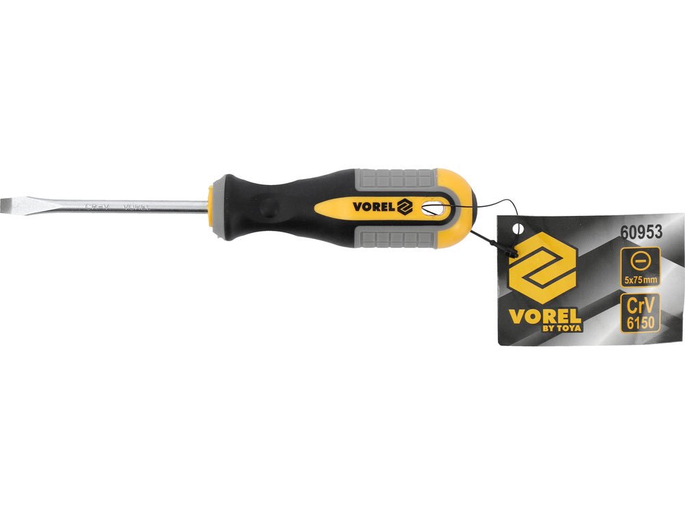 SURUBELNITA DREAPTA 5X75MM VOREL 60953 VOREL - scule electrice si unelte profesionale - BricoMart