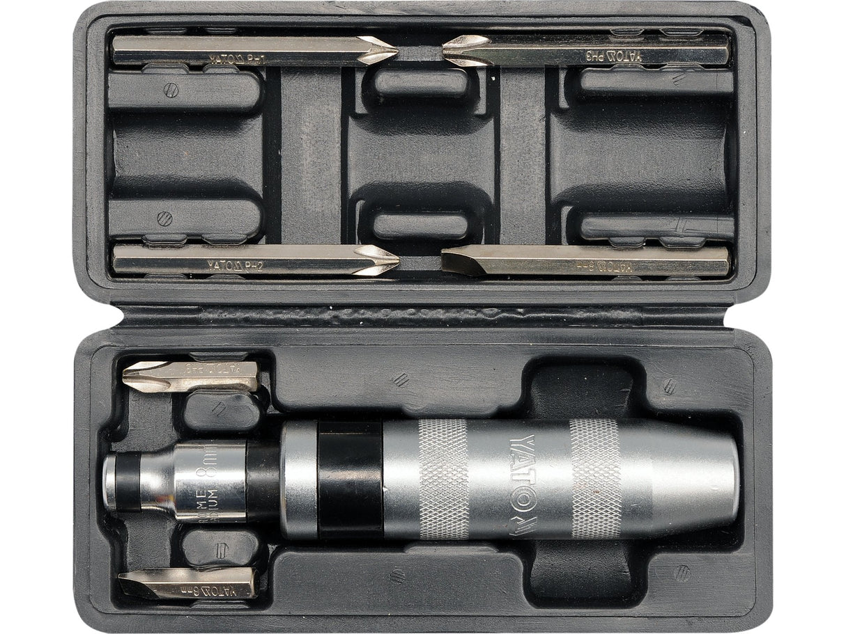 SURUBELNITA METALICA CU YATO YT-2802 PERCUTOR, 7 BUC YATO - scule electrice si unelte profesionale - BricoMart