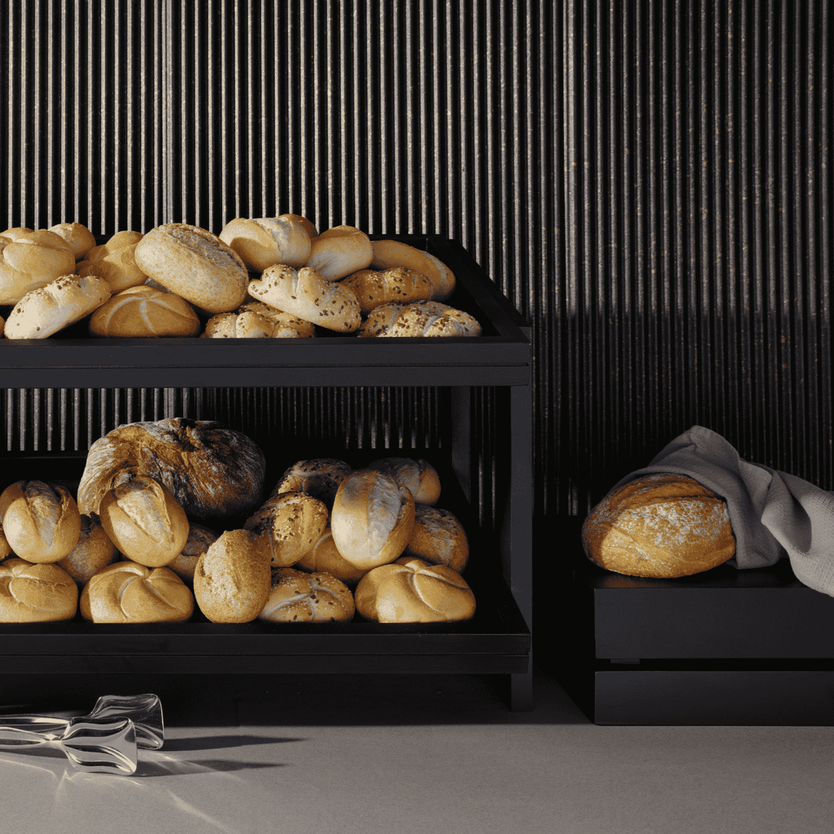 Tava neagra GN 1/1 Madeira 530x325x40 mm Fine Dine