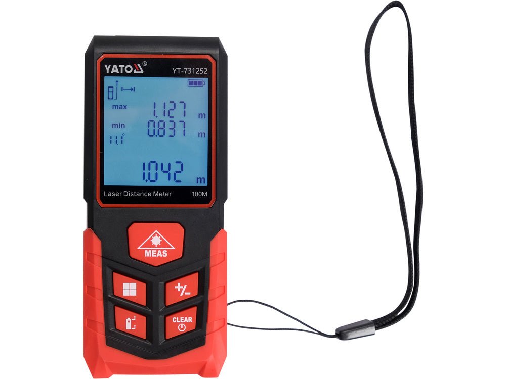 TELEMETRU LASER 100M YATO YT - 731252 YATO - scule electrice si unelte profesionale - BricoMart