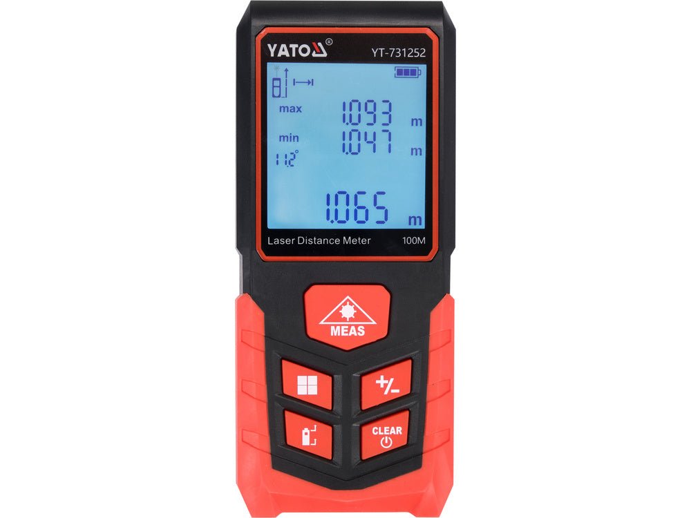 TELEMETRU LASER 100M YATO YT - 731252 YATO - scule electrice si unelte profesionale - BricoMart