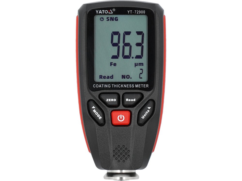 TESTER DIGITAL DE GROSIME VOPSEA Yato YT - 72900 - 1,3 mm, 1,5 mm, 25 mm, 6 mm Yato - scule electrice si unelte profesionale - BricoMart