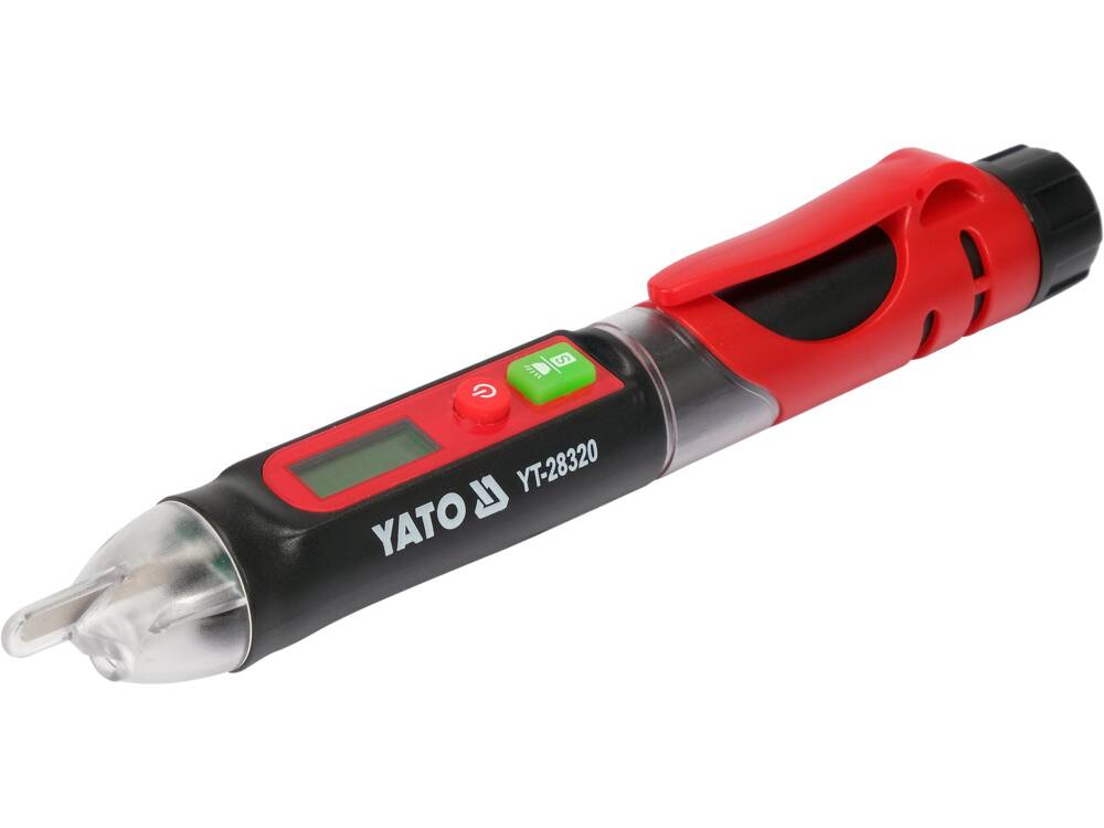 TESTER TENSIUNE FARA YATO YT - 28320 CONTACT - INDUCTIE, CU DISPLAY YATO - scule electrice si unelte profesionale - BricoMart