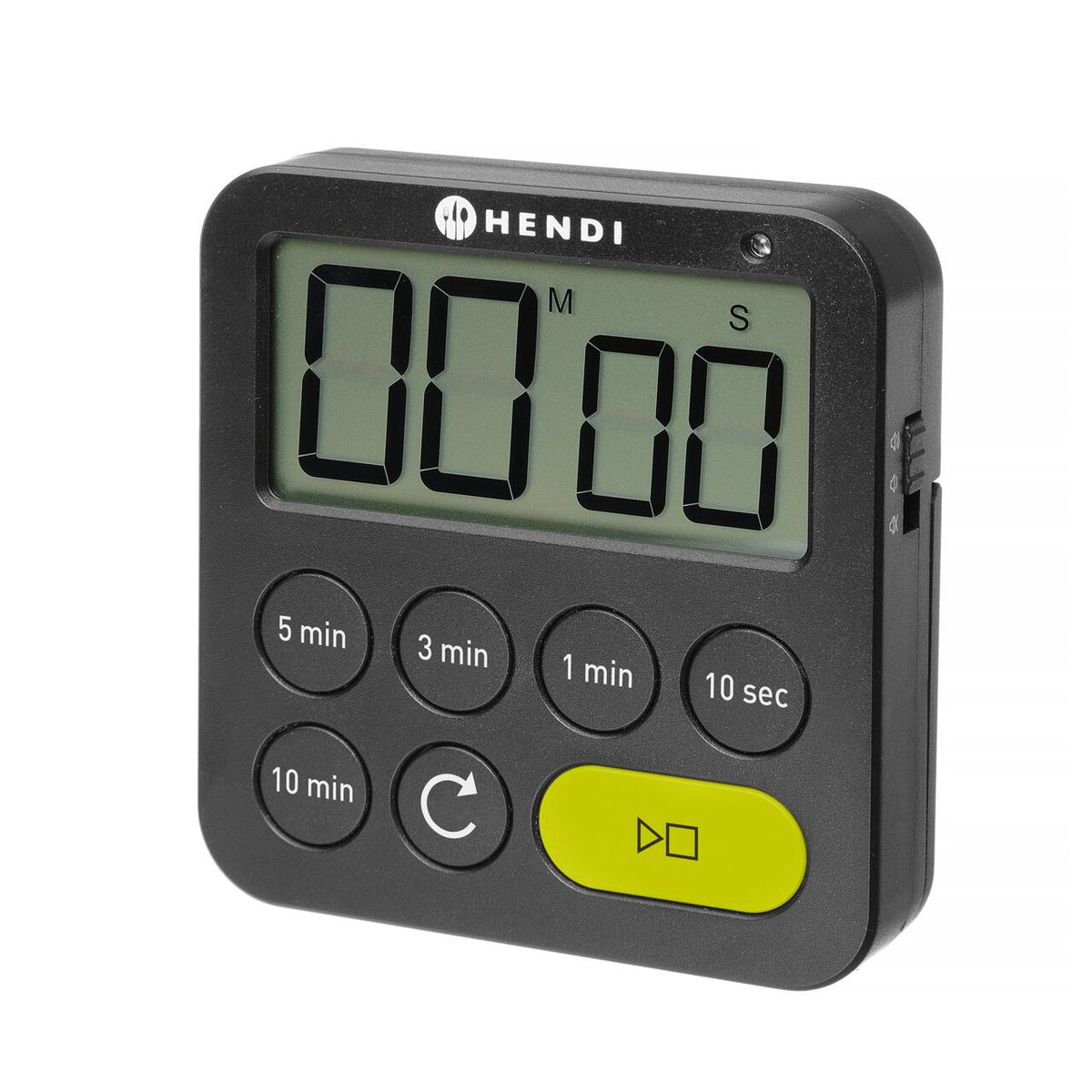 Timer digital HENDI, Negru, 82x20x(H)88mm