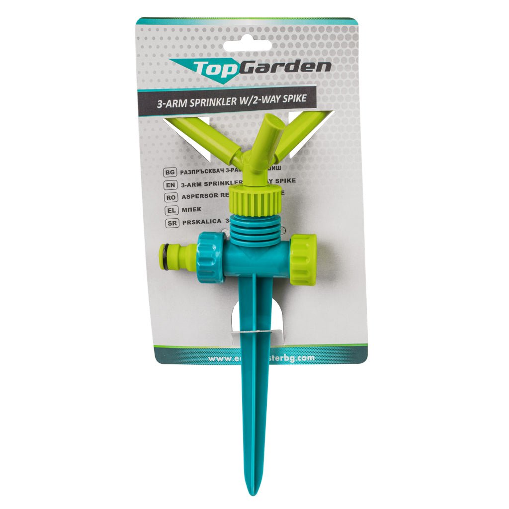 TOP GARDEN Aspersor rotativ cu 3 brate TG Posibilitate de conectare in serie Top Garden - scule electrice si unelte profesionale - BricoMart