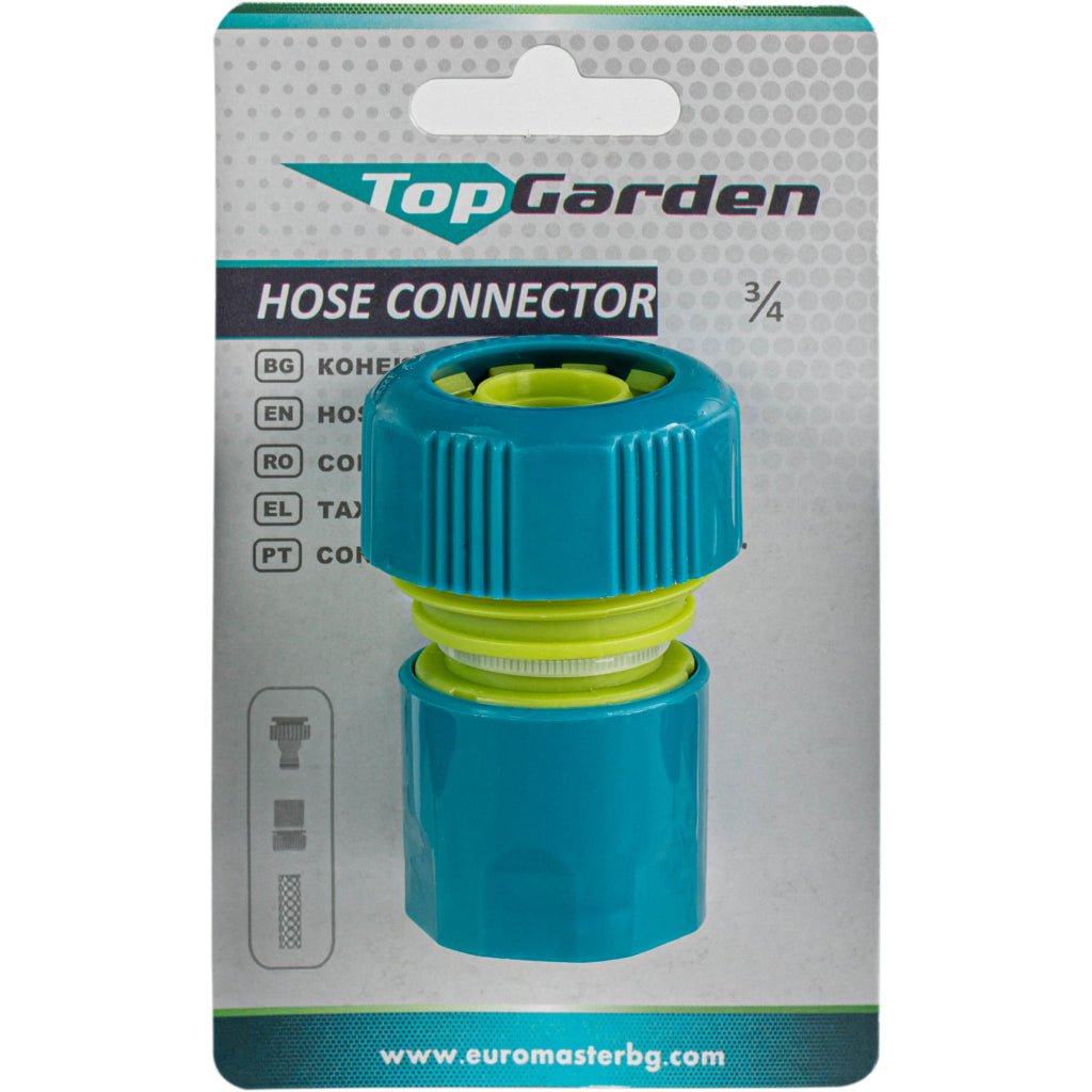 TOP GARDEN Mufa conectoare 3/4” TG Inlocuire usoara Material: ABS Top Garden - scule electrice si unelte profesionale - BricoMart