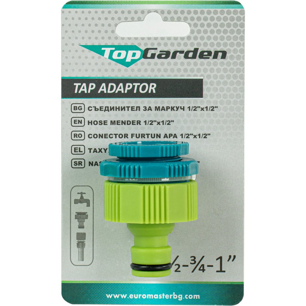 TOP GARDEN Mufa ptr robinet 1/2"-3/4"-1" TG Pentru conectori cu filet Top Garden - scule electrice si unelte profesionale - BricoMart
