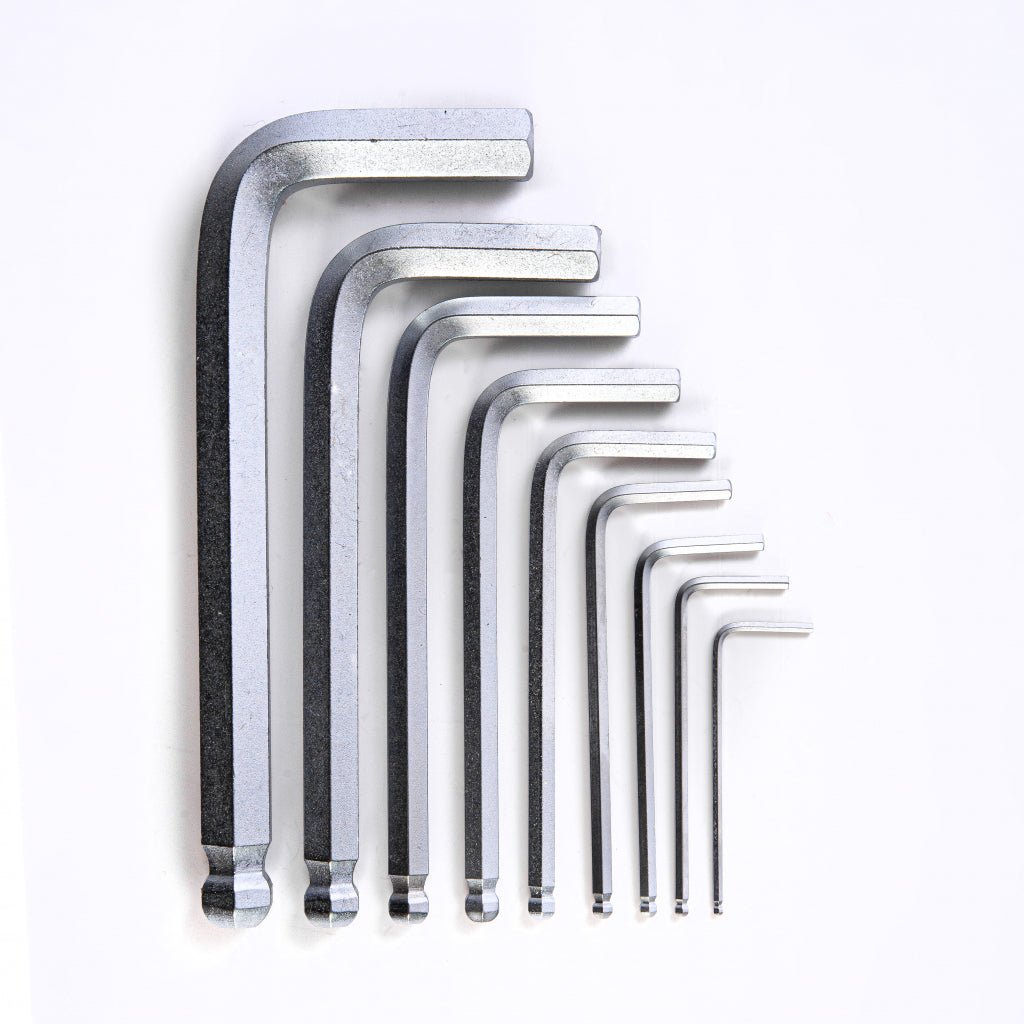 TOP MASTER PRO Chei imbus cu bila 1.5 - 10mm set 9pcs CR - V TMP Finisaj lucios Material: otel crom - vanadiu de inalta calitate Unghi de lucru de pana la 25 °, pentru operare in locuri g Top Master Pro - scule electrice si unelte profesionale - BricoMart