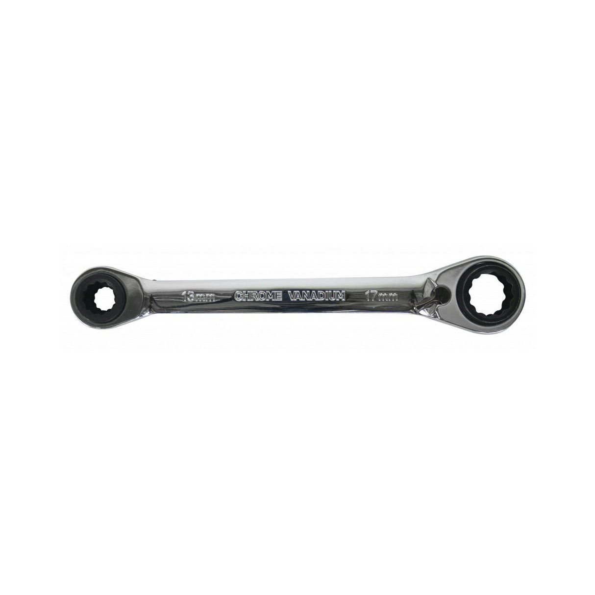 TOP MASTER PRO Cheie cu clichet 4 in 1 ,72T, 10x13,17x19 TMP Material: otel crom - vanadiu de inalta calitate presat la cald Acoperire anticoroziune crom - nichel Complet lustruit Top Master Pro - scule electrice si unelte profesionale - BricoMart
