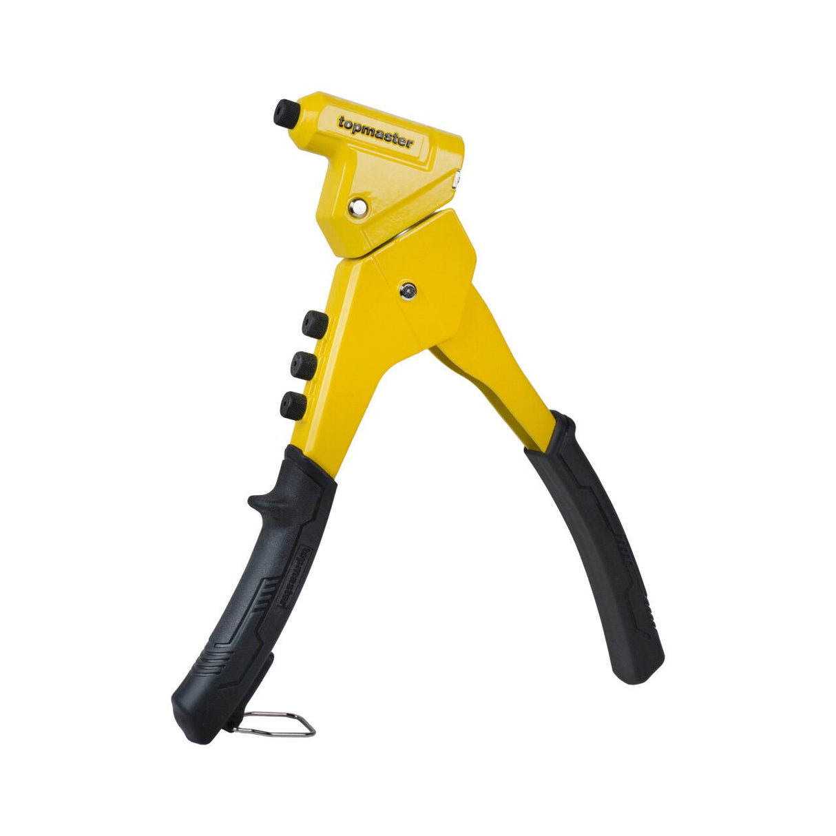 TOP MASTER PRO Cleste nituri pop cap rotativ 280mm TMP Un nituitor cu cap rotativ este un instrument care permite nituri în diverse materiale, cum ar fi metal, plastic și alte Top Master Pro - scule electrice si unelte profesionale - BricoMart