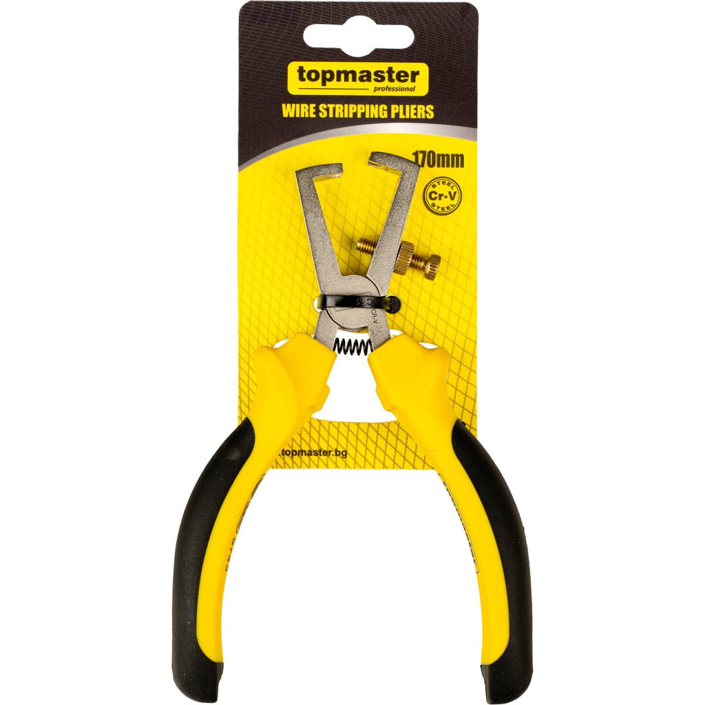 TOP MASTER PRO Cleste pentru decablat 170mm CR - V TMP Material:otel crom - vanadiu calit Muchii calite prin inductie Maner ergonomic Top Master Pro - scule electrice si unelte profesionale - BricoMart