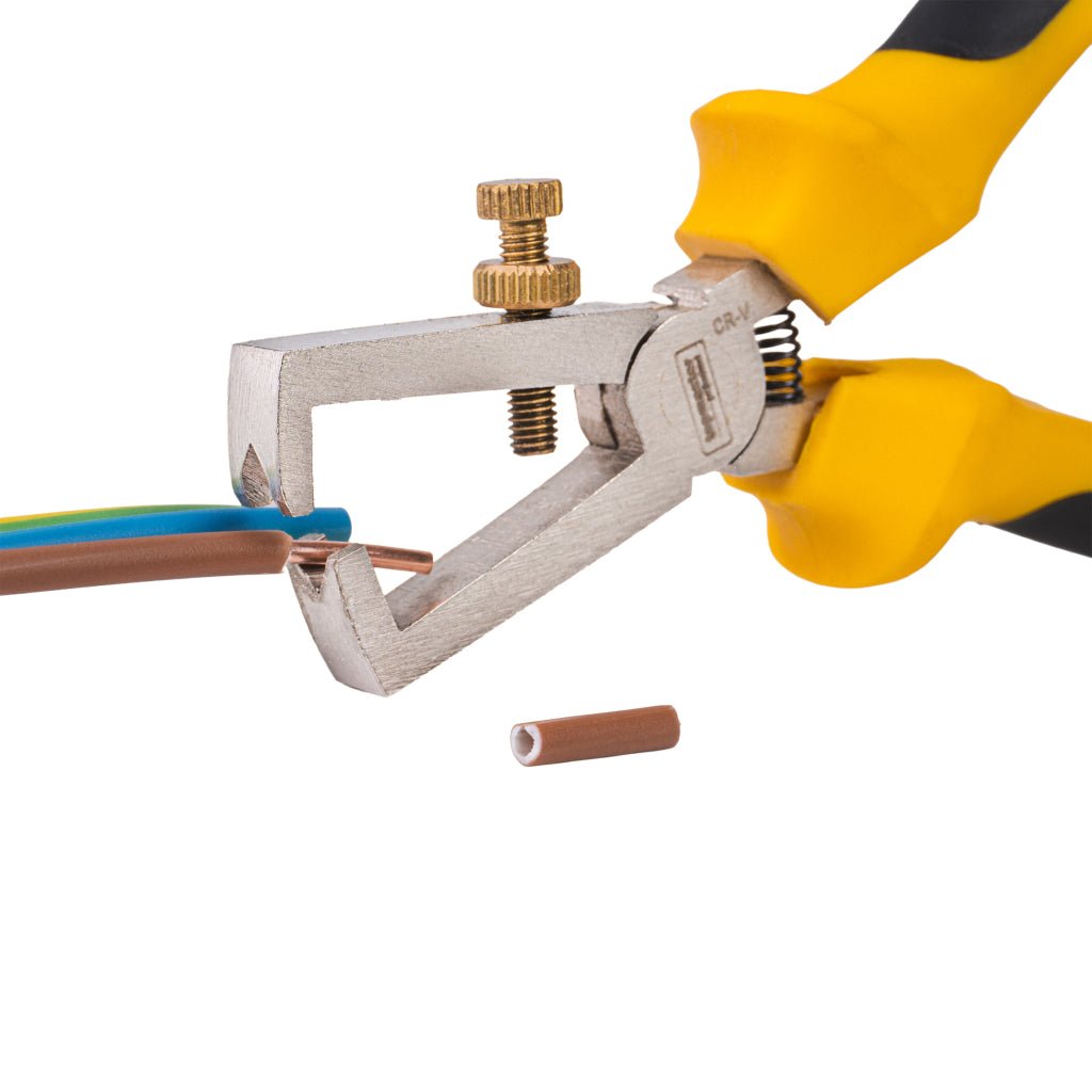 TOP MASTER PRO Cleste pentru decablat 170mm CR - V TMP Material:otel crom - vanadiu calit Muchii calite prin inductie Maner ergonomic Top Master Pro - scule electrice si unelte profesionale - BricoMart