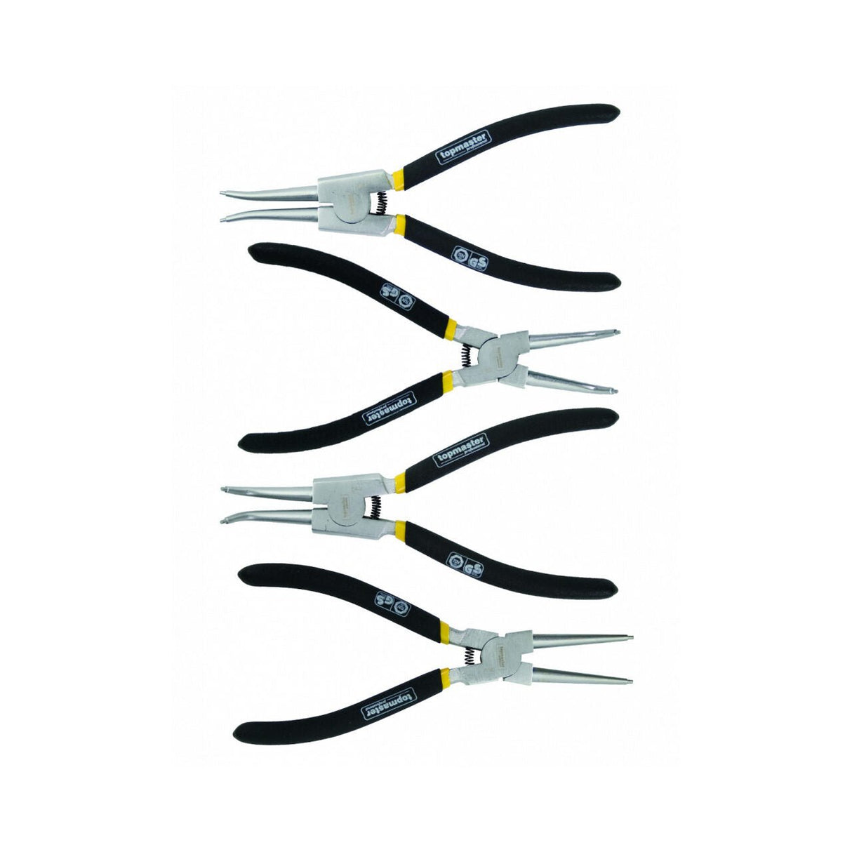 TOP MASTER PRO Clesti sigurante 6"/150mm set 4pcs TMP Material:otel crom - vanadiu Finisaj lucios Top Master Pro - scule electrice si unelte profesionale - BricoMart