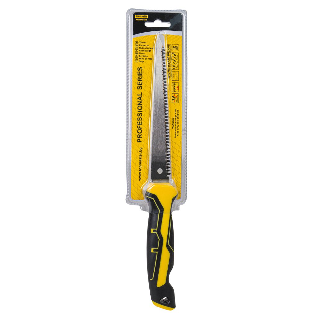 TOP MASTER PRO Ferestrau rigips 150mm TMP Dinti caliti si ascutiti in 3 planuri Top Master Pro - scule electrice si unelte profesionale - BricoMart