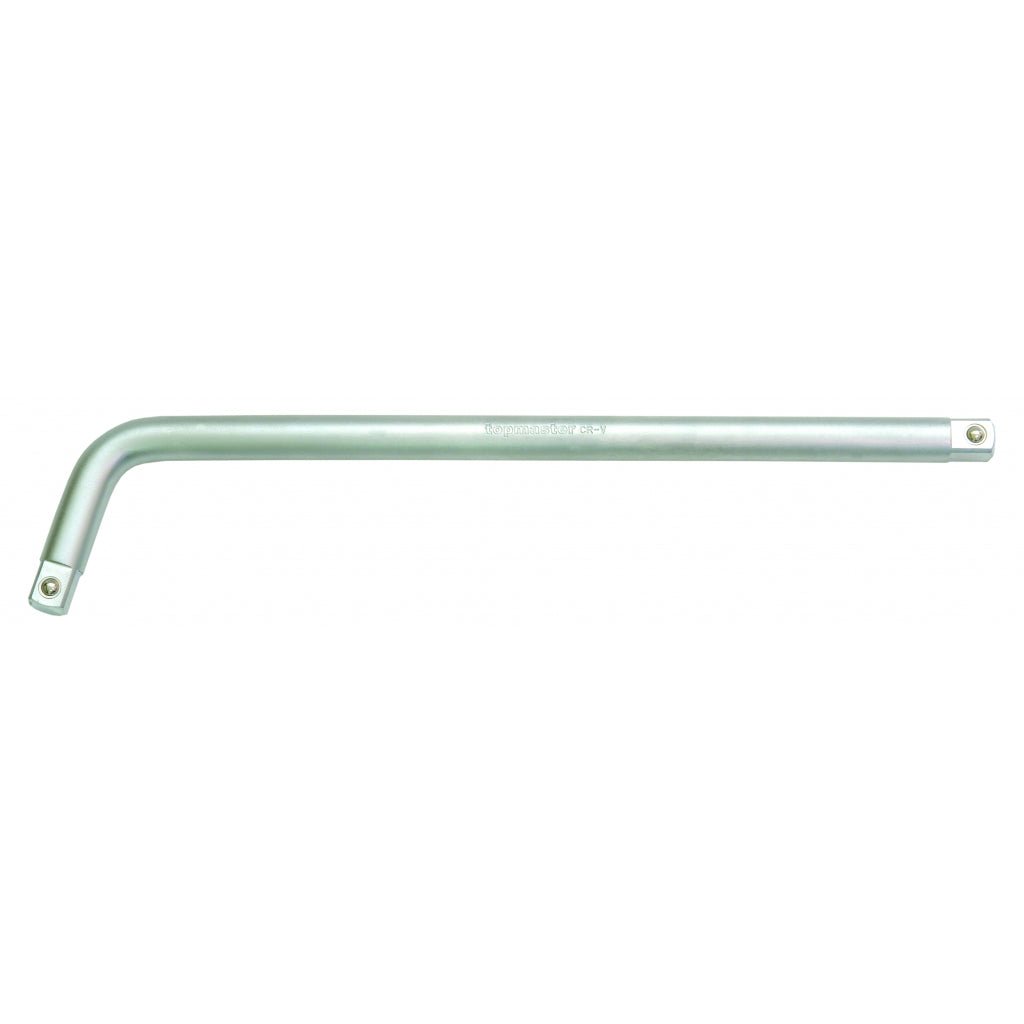 TOP MASTER PRO Maner de forta tip "L" 1/2"х315mm 105° CR - V TMP Material: otel crom - vanadiu de inalta calitate Cu acoperire anticoroziune Top Master Pro - scule electrice si unelte profesionale - BricoMart