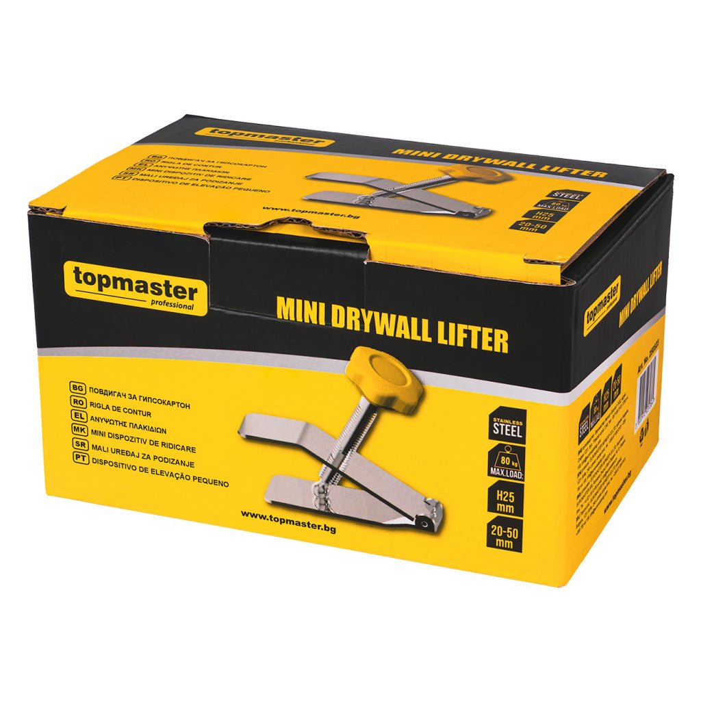 TOP MASTER PRO Mini dispozitiv de ridicare TMP Sunt fabricate din oțel rezistent, ceea ce garantează stabilitate și durabilitate în timpul funcționării Pot suporta gre Top Master Pro - scule electrice si unelte profesionale - BricoMart