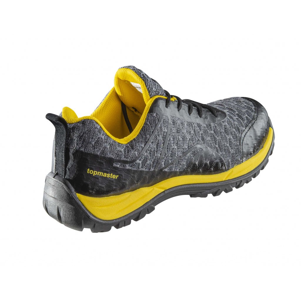 TOP MASTER PRO Pantofi de protectie WSS1C marimea 45 Design sport ușor realizat de „tehnologia Flyknit” Talpă E - TPU cu densitate dublă Clasa de siguranță - "S1 SCR" - cu part Top Master Pro - scule electrice si unelte profesionale - BricoMart