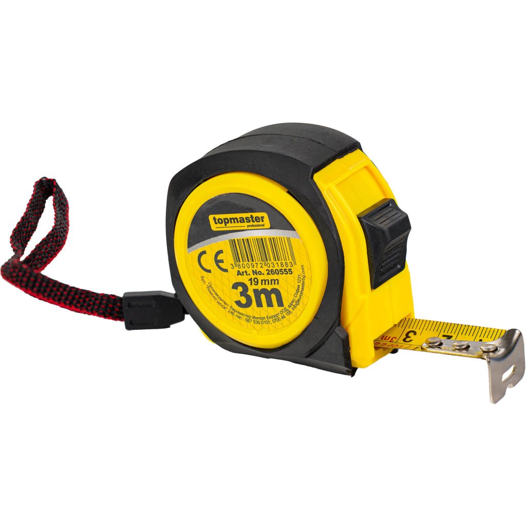 TOP MASTER PRO Ruleta SMART 3m TMP Design ergonomic Clip de curea Top Master Pro - scule electrice si unelte profesionale - BricoMart