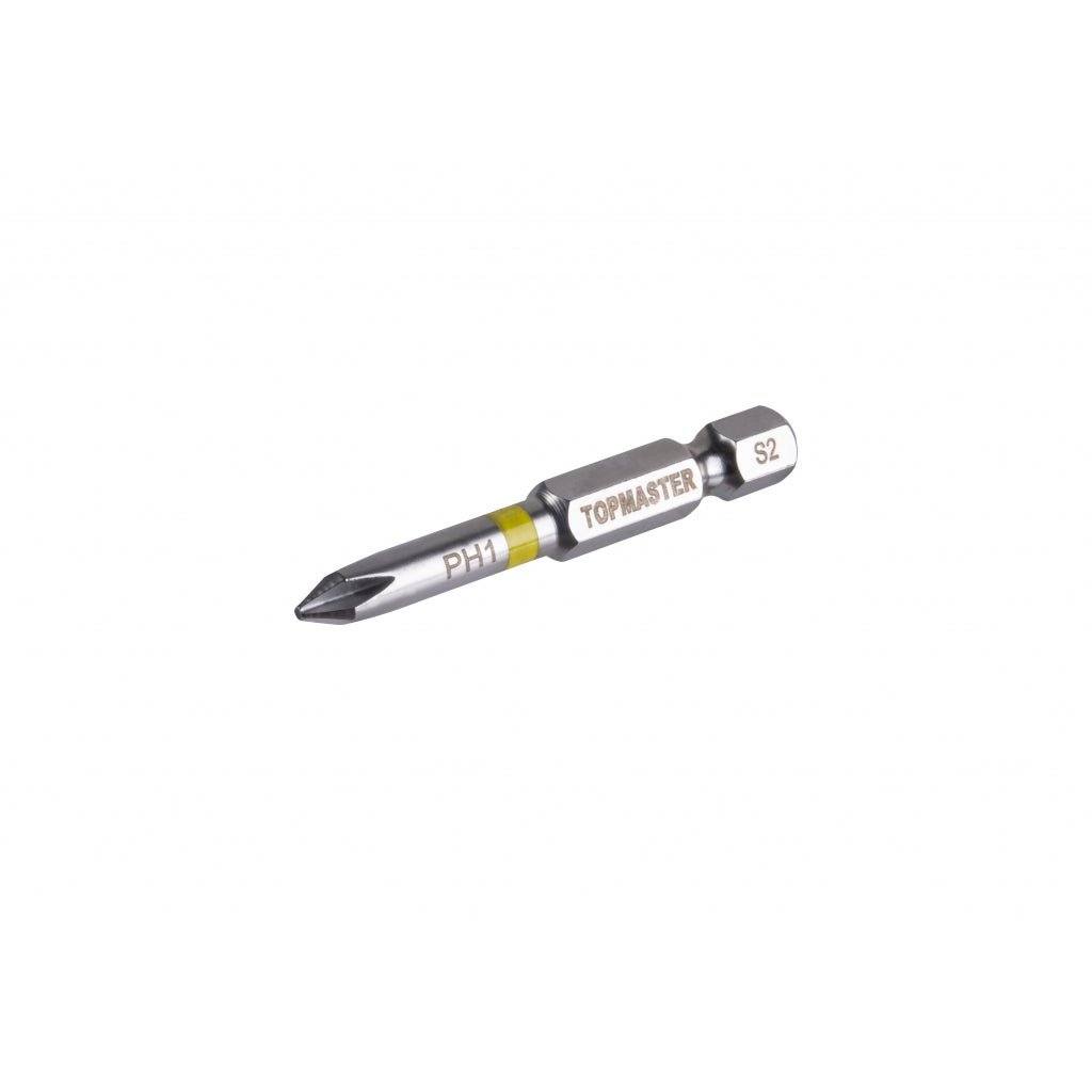 TOP MASTER PRO Set 2 biti PH1 50mm TMP Fabricat din oțel S2 de înaltă calitate, tratat termic într - un mediu vidat, care oferă o rezistență de uzură de până la Top Master Pro - scule electrice si unelte profesionale - BricoMart