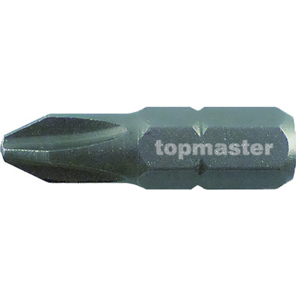 TOP MASTER PRO Set 2 buc biti PH3 TMP Material: otel calit SVCM Acoperire magnetica Lungime: 25mm Top Master Pro - scule electrice si unelte profesionale - BricoMart