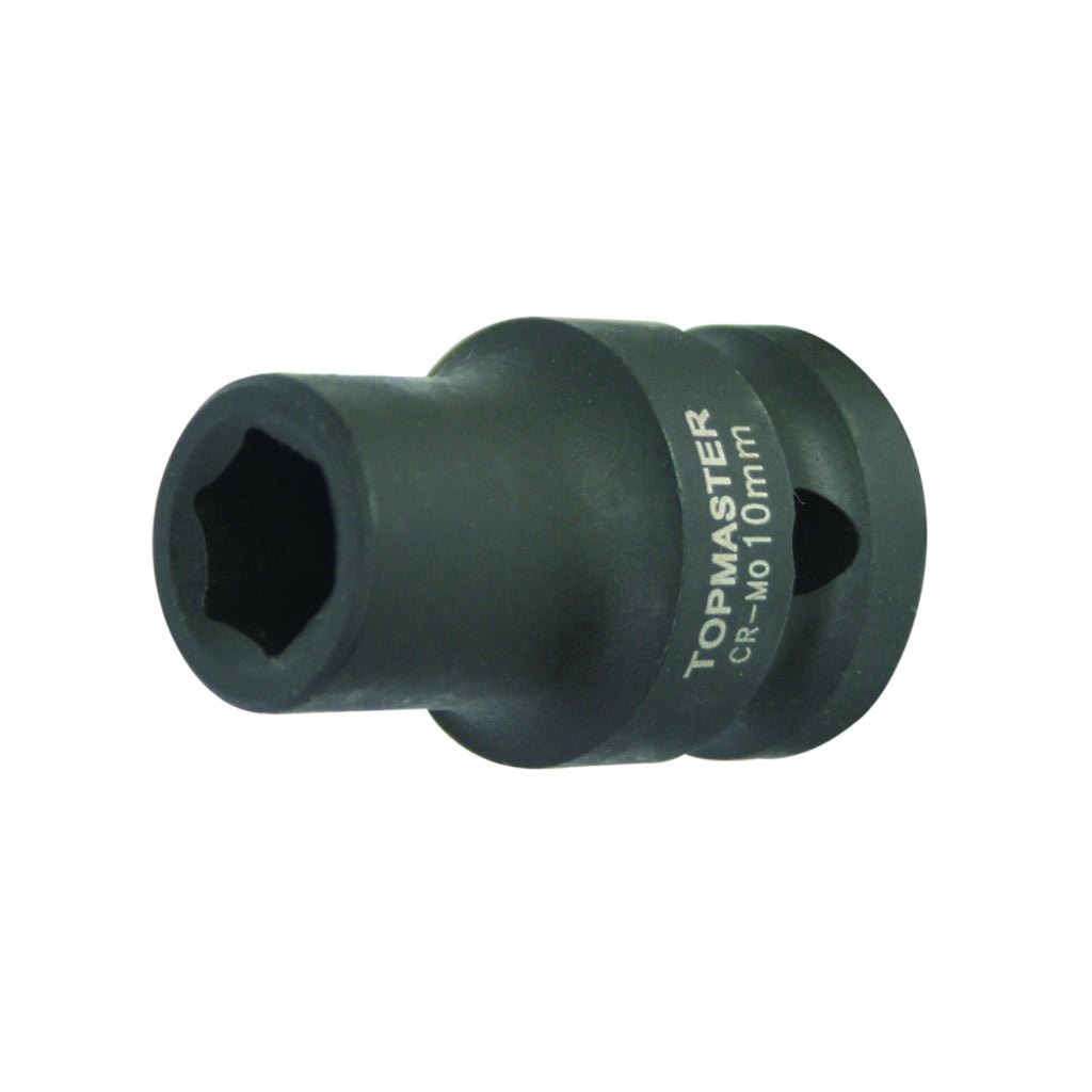 TOP MASTER PRO Tubulara de impact 1/2"10mm CR - MO TMP Material: otel calit crom - molibden de inalta calitate Potrivit pentru chei de impact pneumatice Standard - DIN3129 Top Master Pro - scule electrice si unelte profesionale - BricoMart