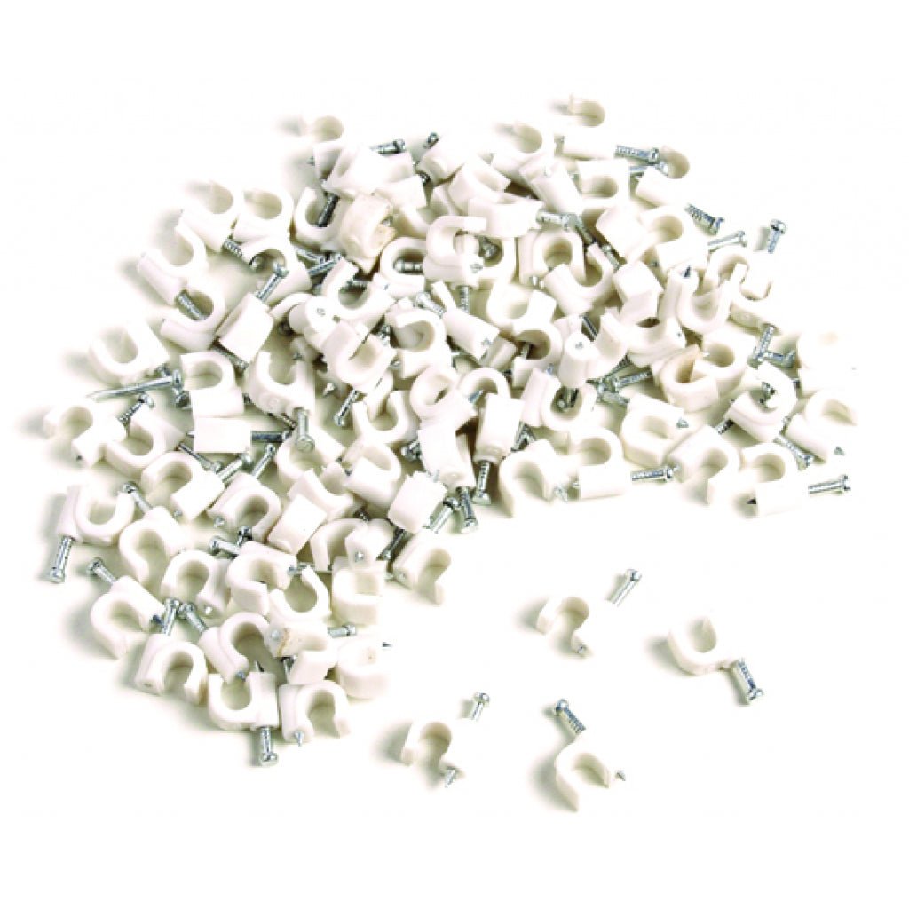 TOP STRONG Clipsuri plastic 6mm / set 100pcs TS Material: PVC Instalare rapida si usoara Top Strong - scule electrice si unelte profesionale - BricoMart