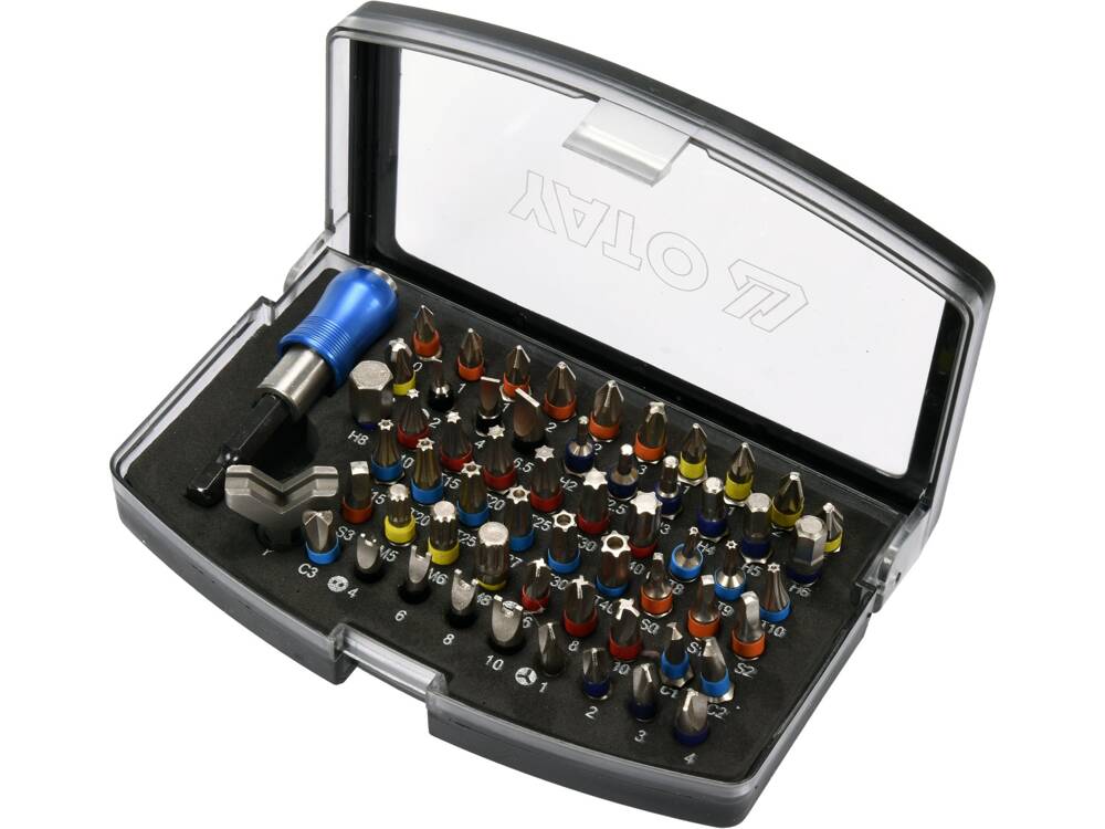 TRUSA 59 BITI YATO YT - 04624 CU ADAPTOR YATO - scule electrice si unelte profesionale - BricoMart
