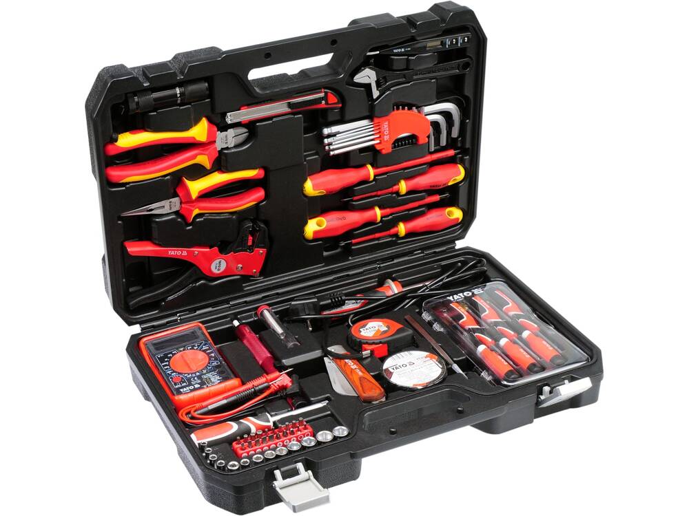 TRUSA SCULE ELECTRICIENI, YATO YT - 39009 68 PIESE YATO - scule electrice si unelte profesionale - BricoMart