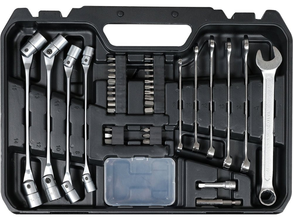 TRUSA TUBULARE 1/4'', 1/2'' 93 PIESE Yato YT - 38784 - 6.3 mm, 12.7 mm, CrV Yato - scule electrice si unelte profesionale - BricoMart