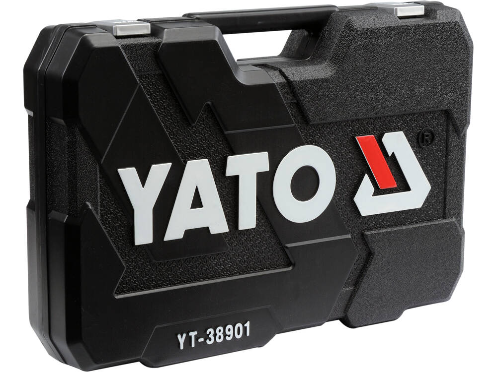 TRUSA TUBULARE YATO YT - 38901 , CHEI COMBINATE, ANTRENOR, 122 PIESE YATO - scule electrice si unelte profesionale - BricoMart