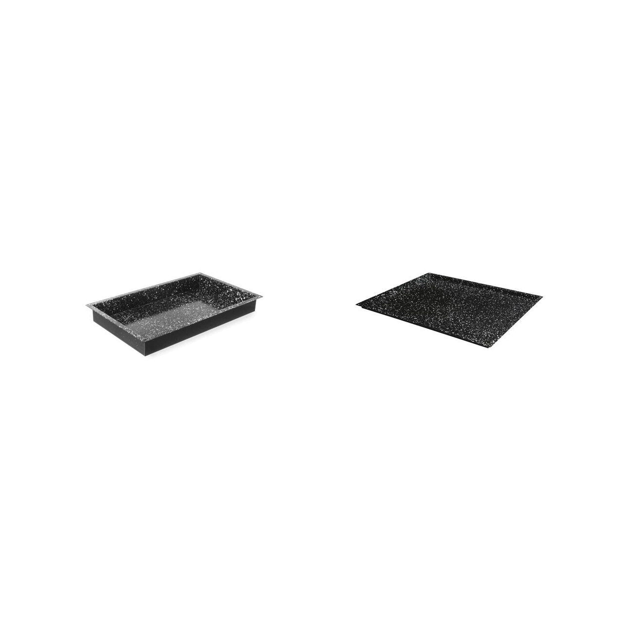 Vaschetă emailată GN 1/1 (60mm) + Tavă (40mm)