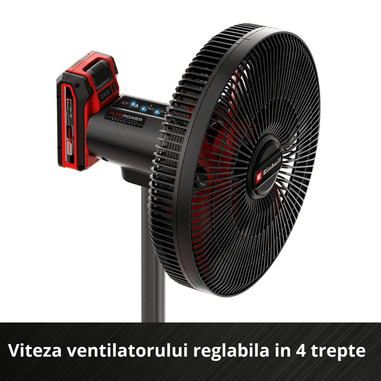 Ventilator fara fir Einhell GE - CF 18/320 P Li - Solo - inaltime reglabila BricoMart - scule electrice si unelte profesionale - BricoMart