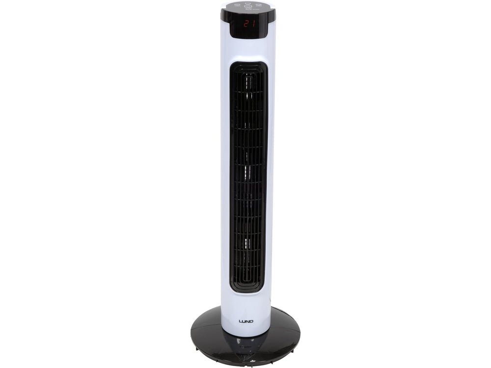VENTILATOR TURN, AFISAJ LED, 50W, INALTIME 81CM Lund 66841 - 81 cm, 1.5 m, 2.3 kg Lund - scule electrice si unelte profesionale - BricoMart