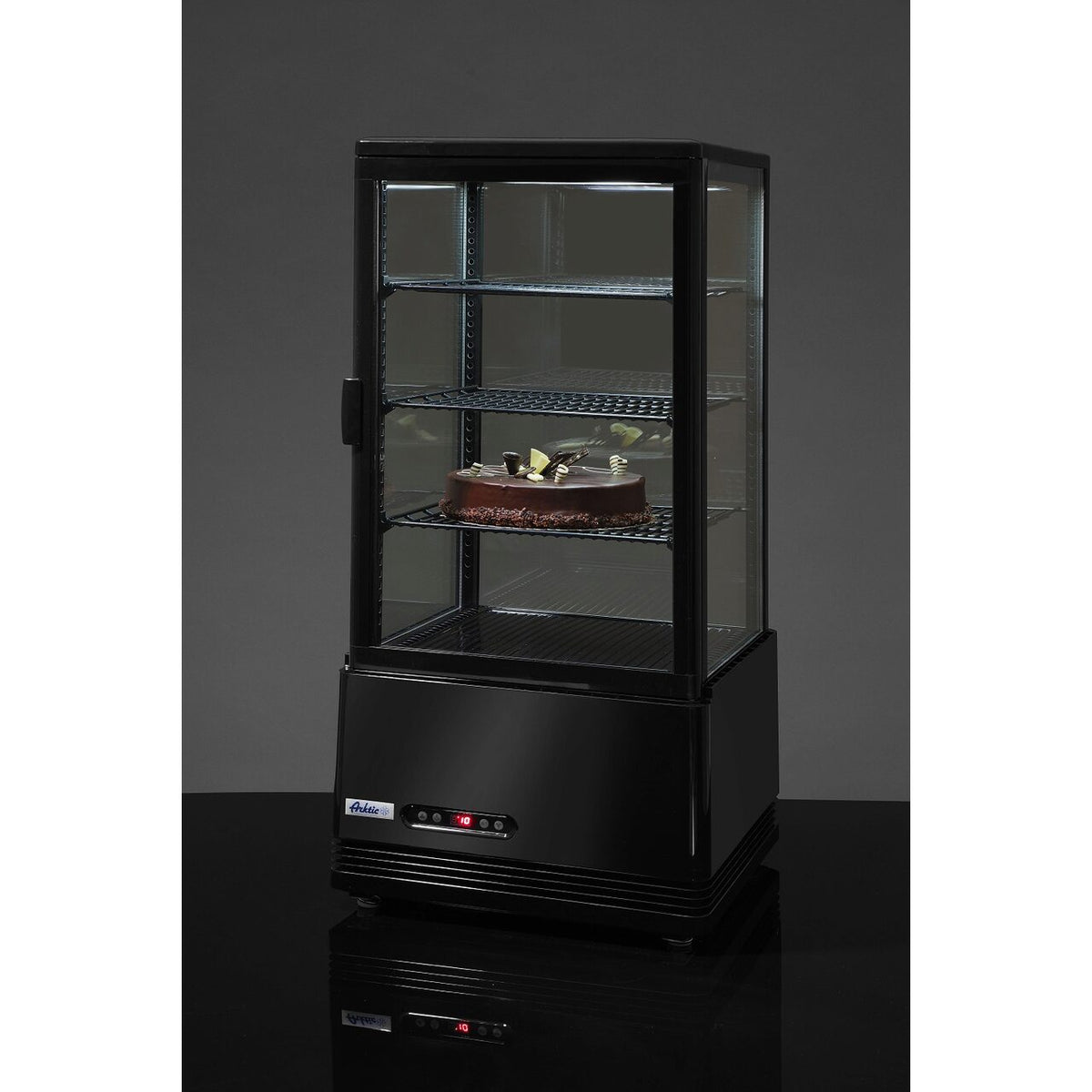 Vitrina de prezentare 78 L (neagra) - 230 V, 170 W, 452X406X (H)966 mm
