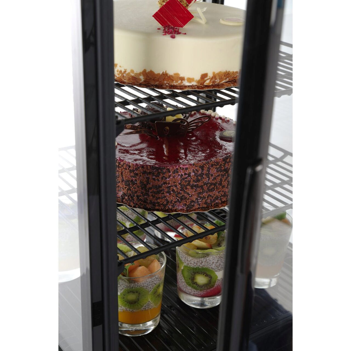 Vitrina de prezentare 78 L (neagra) - 230 V, 170 W, 452X406X (H)966 mm