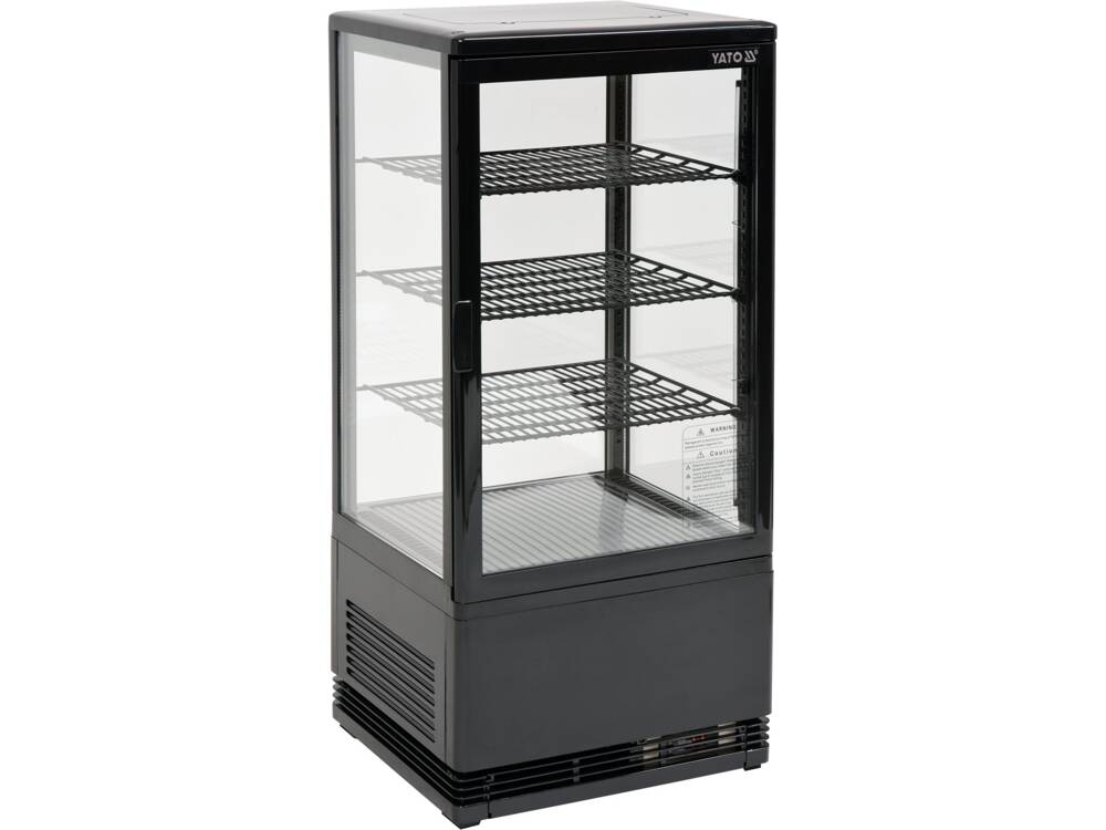 VITRINA FIRGORIFICA 78L YATO YG-05056 42X38X96CM - NEGRU YATO - scule electrice si unelte profesionale - BricoMart