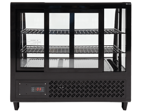 VITRINA FIRGORIFICA DE YATO YG-05020 PREZENTARE, 100L 68X45X67CM - NEGRU YATO - scule electrice si unelte profesionale - BricoMart