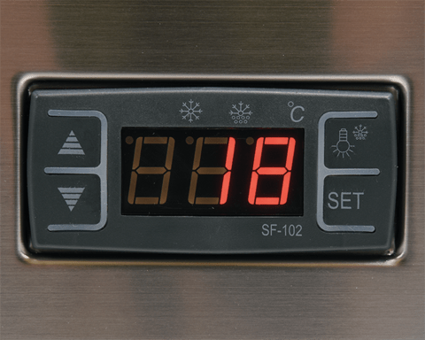 VITRINA FIRGORIFICA PRAJITURI, YATO YG-05060 78L, 43X39X98CM - NEGRU YATO - scule electrice si unelte profesionale - BricoMart