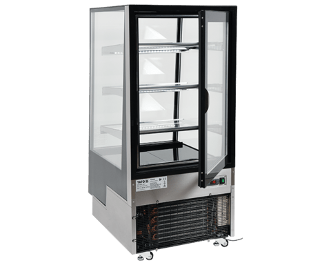 VITRINA FIRGORIFICA YATO YG - 05040 CU REFRIGERARE 300L - NEGRU YATO - scule electrice si unelte profesionale - BricoMart