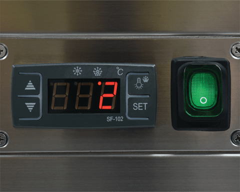 VITRINA FIRGORIFICA YATO YG - 05040 CU REFRIGERARE 300L - NEGRU YATO - scule electrice si unelte profesionale - BricoMart