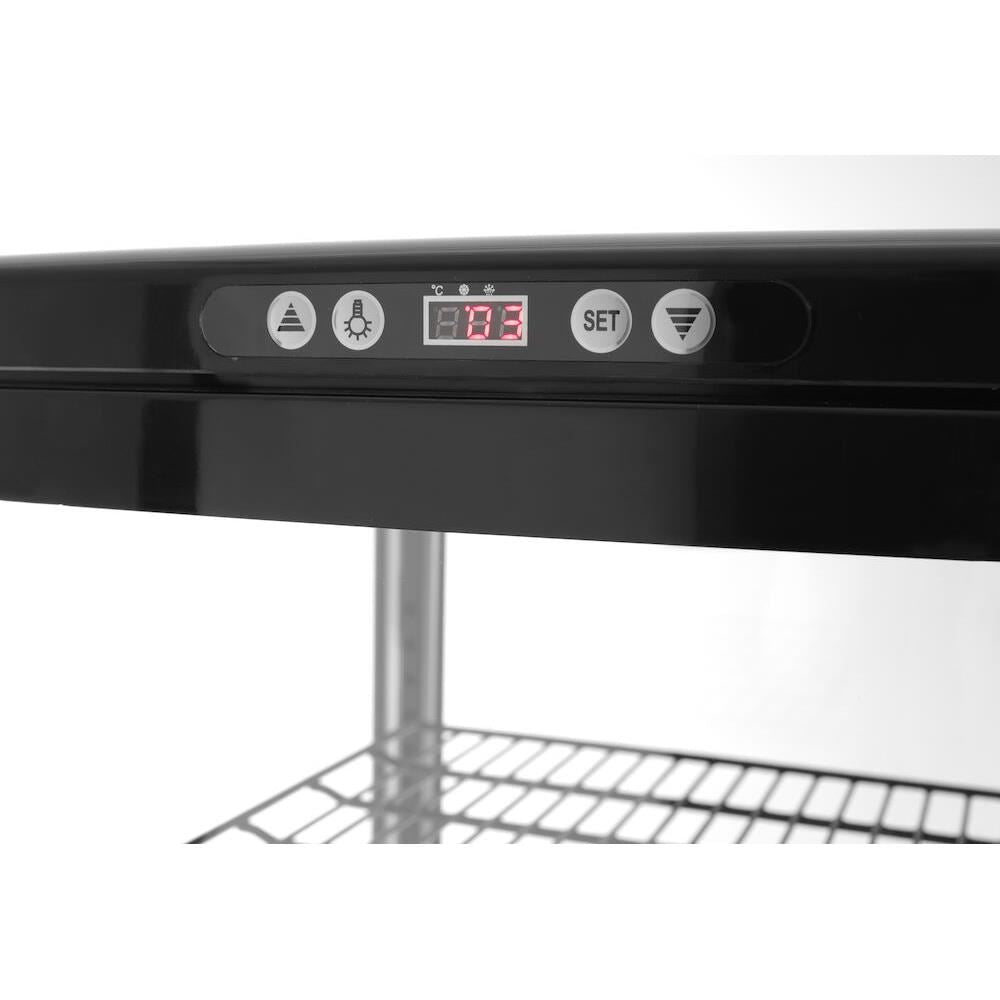 Vitrina frigorifica de prezentare interval temp. 2?/6?C, 290 W 270 l corp inox, ARKTIC by Hendi, 556x526x(H)1913 mm