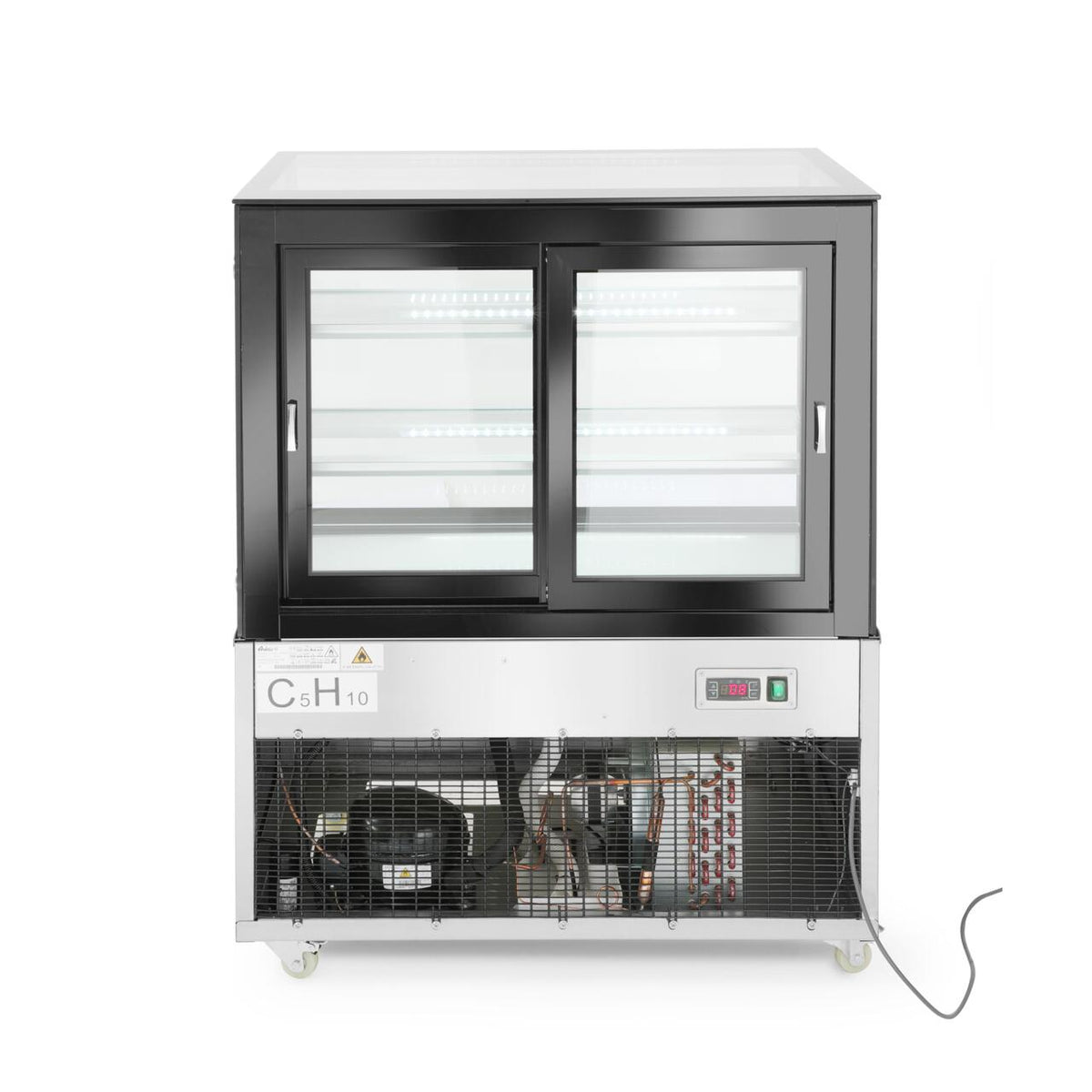 Vitrina frigorifica de prezentare interval temp. 2/6°C, corp inox, 610 litri, 500 W ARKTIC by Hendi, 1815x675x(H)1210 mm