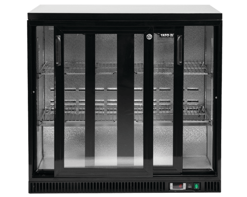 VITRINA PENTRU STICLE, YATO YG - 05356 2 USI CULISABILE, 200W, 227L, 920X515X905MM YATO - scule electrice si unelte profesionale - BricoMart