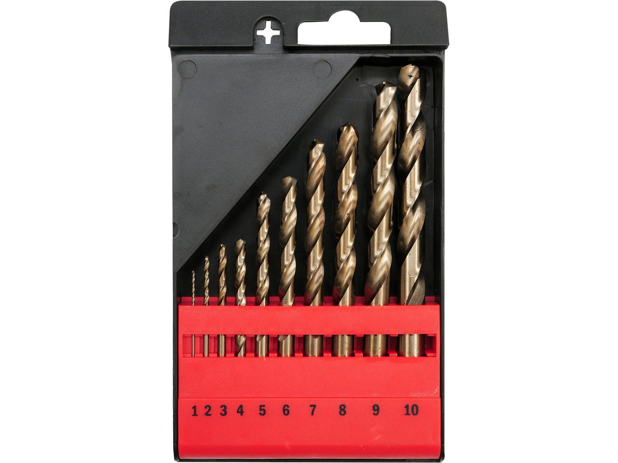 SET BURGHIE METAL YATO YT-41603 1-10MM, COBALT, 10 BUC