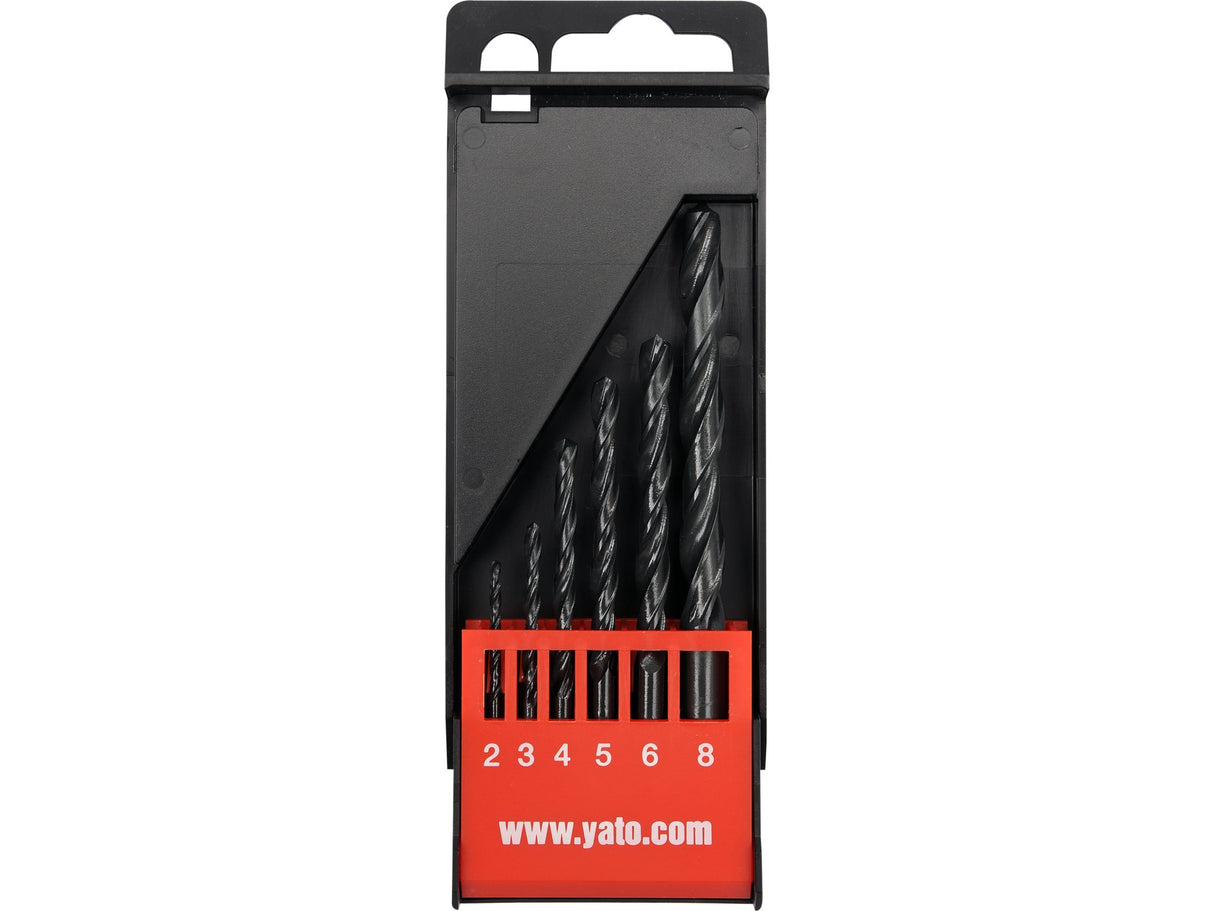 SET BURGHIE METAL YATO YT-4460 HSS, 6 BUC, 2-8MM
