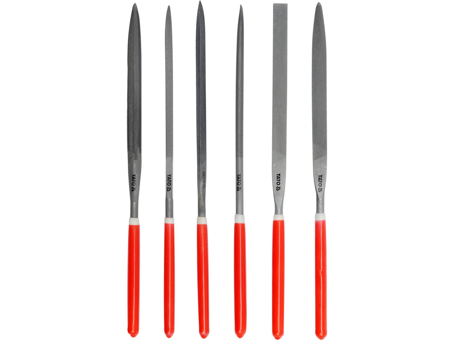 YATO YT-6161 KÚPOS RESZELŐKÉSZLET 4X160X75MM, 6 DB