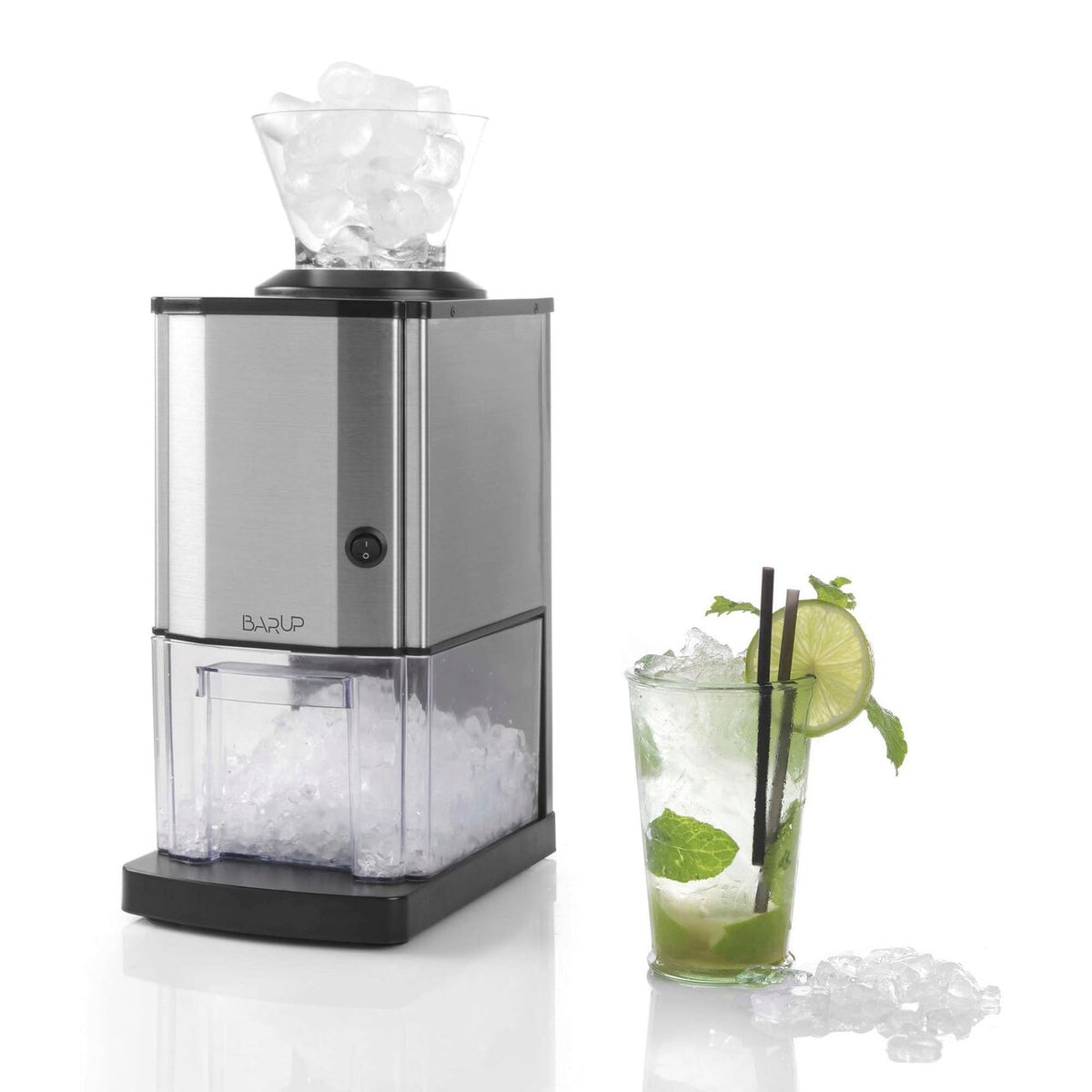 Zdrobitor electric gheata, pana la 12 kg/ora, corp inox, 80W, Hendi, 17x26x(H)46 cm