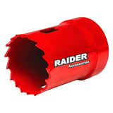 RAIDER Carota bi-metal pentru lemn si metal ø 30mm RD Precizie inalta la taierea gaurilor perfect rotunde Potrivit pentru gaurit lemn si metale neferoase Fabricat din otel ra